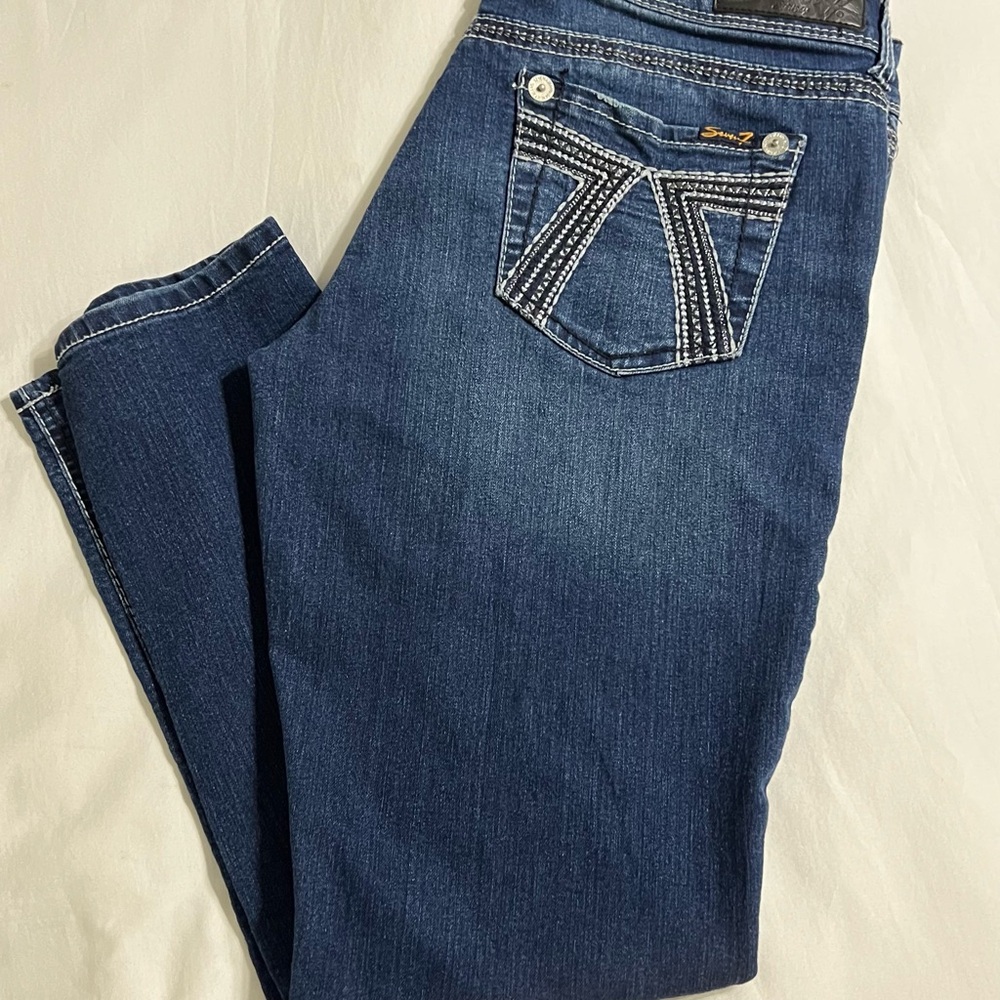 “Seven 7” skinny jeans, gently worn